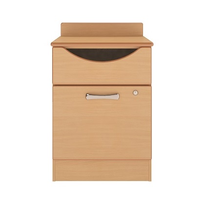 Oxford Dementia Bedside Table with Drawer and Door | Oxford Dementia Range | BRDBT