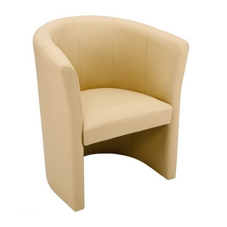 Budget Tub Chair Faux Leather | Upholstered Cafe Chairs | DRJ